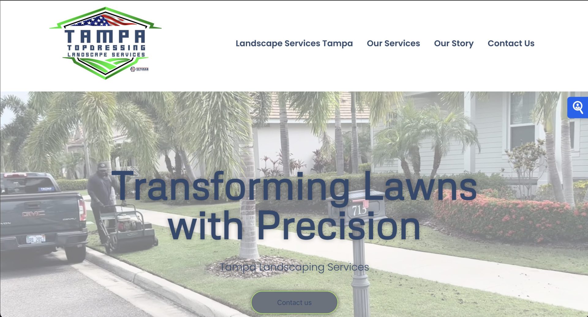 Tampa Topdressing Website By Crocker &Amp; Co.